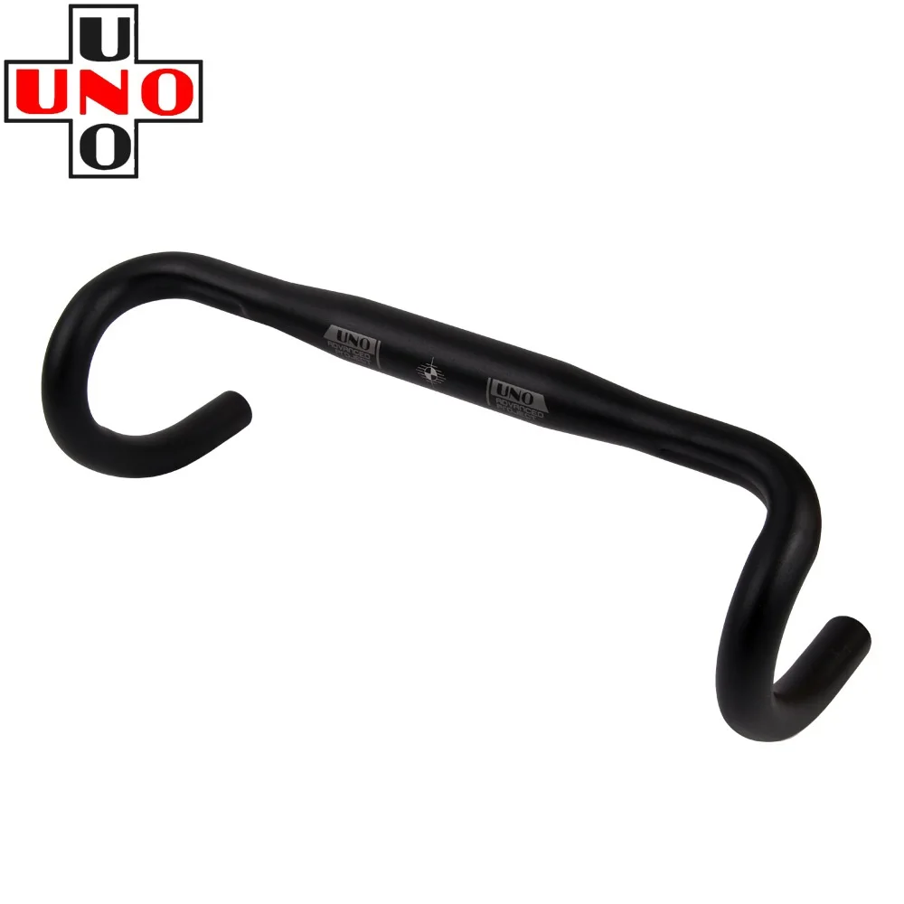 

Aluminum Alloy Road Bike Bent Bar Racing Bike Drop Handlebar Strengthen Bicycle Reduce Resistance Bar 31.8mm* 380/400/420/440mm