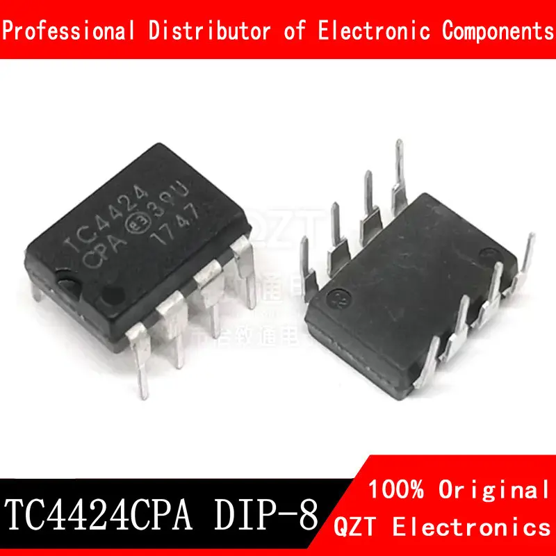 

10pcs/lot TC4424CPA DIP-8 TC4424 DIP8 TC4424EPA DIP MIC4424BN new original In Stock