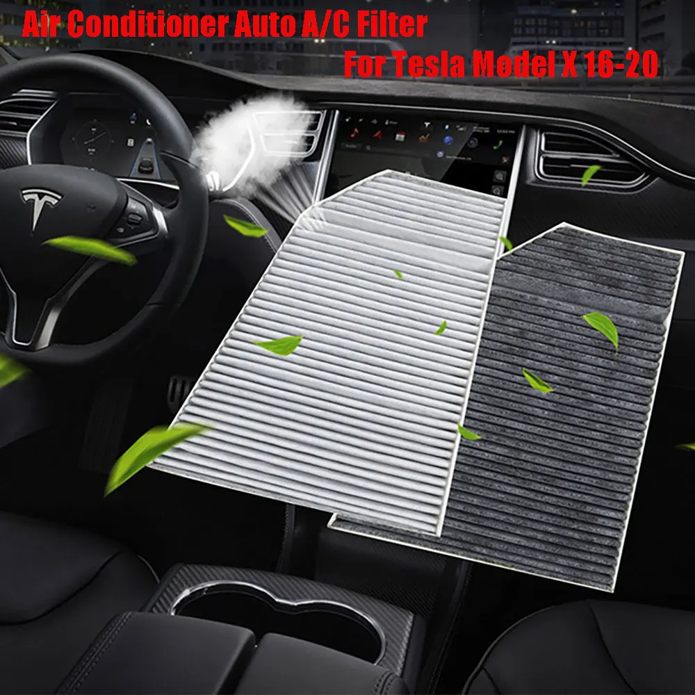 

for Tesla Model X P90D X75 P100D 2016-2020 Cabin Air conditioner filter replacement 1PC