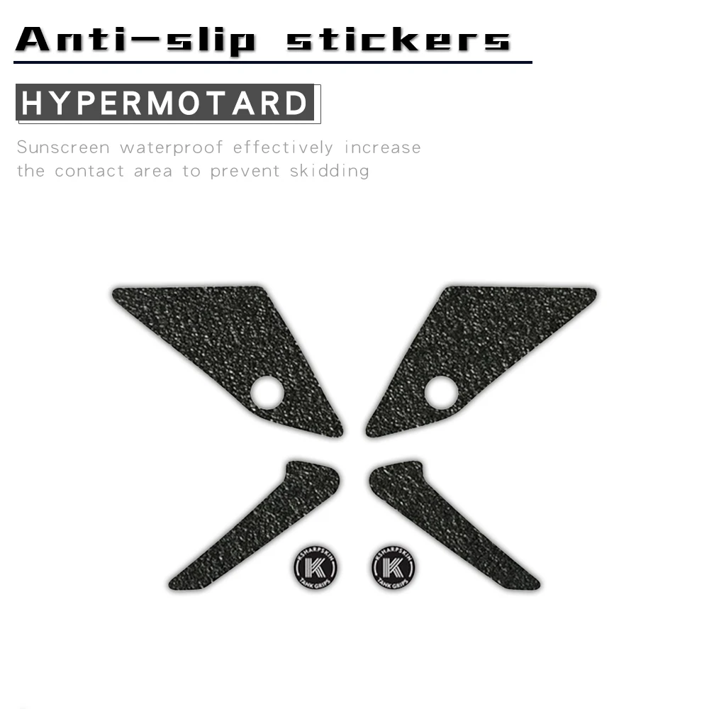 

Motorcycle fuel tank non-slip sticker knee traction protection pad body waterproof film for DUCATI 08-12 HYPERMOTARD