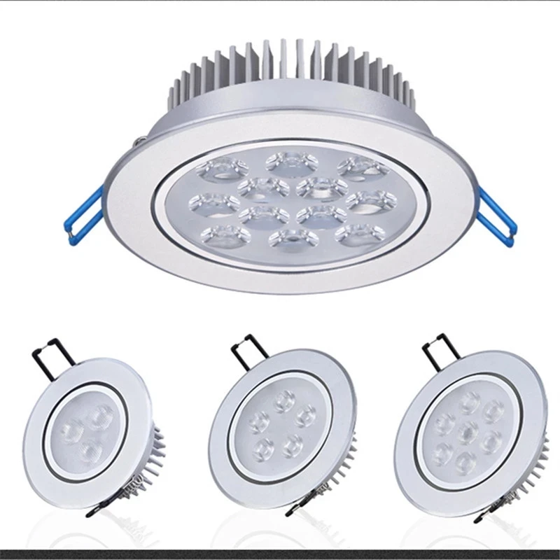 

Dimmable Round LED Downlights 3W 6W 10W 14W 18W LED Ceiling lamp recessed COB LED Ceiling Spot lights ac85-265V Indoor Lighting