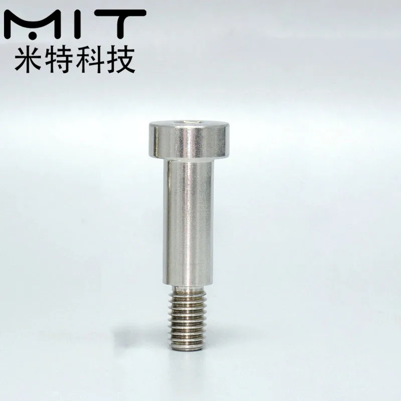 1PCS Equal Height Limit Bolt Stainless Steel External Thread Convex Shaft Shoulder Plug Screw Socket dia 8/10/12