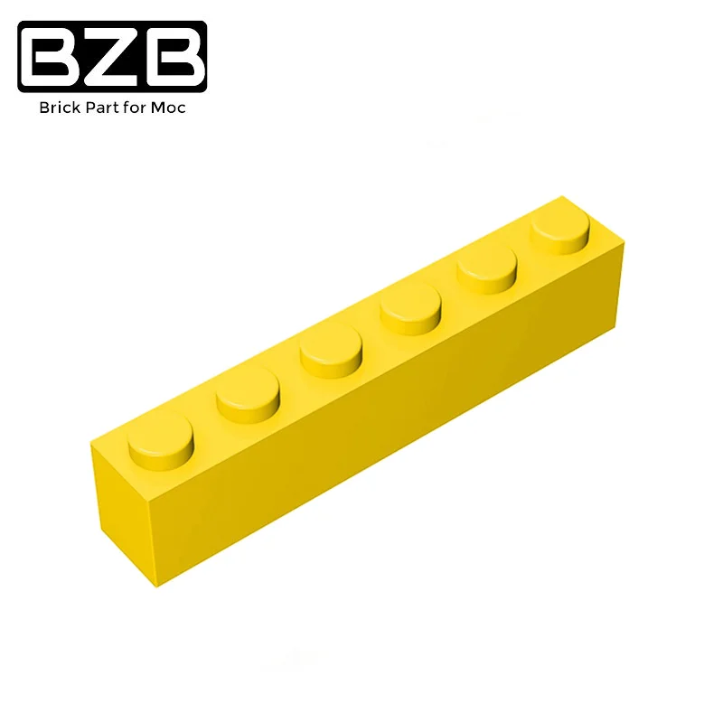 

BZB MOC 3009 1x6 кирпич, креативные высокотехнологичные строительные блоки, модель, детские игрушки, сделай сам, кирпичные детали, лучшие подарки