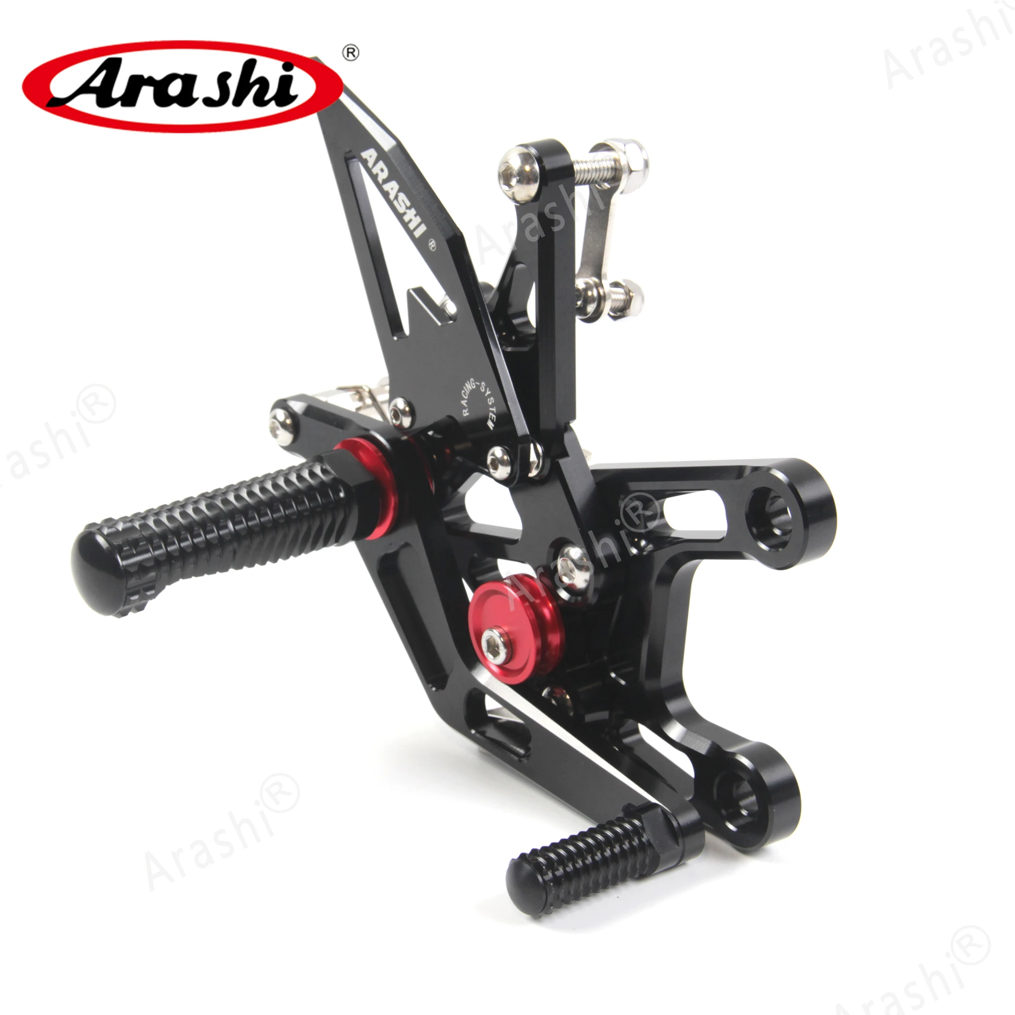 Arashi NINJA ZX-10R CNC Adjustable Rear Rest Footrest For KAWASAKI ZX10R ZX 10R 2016 - 2020 Foot Pegs Rearset 2012 2013 2012