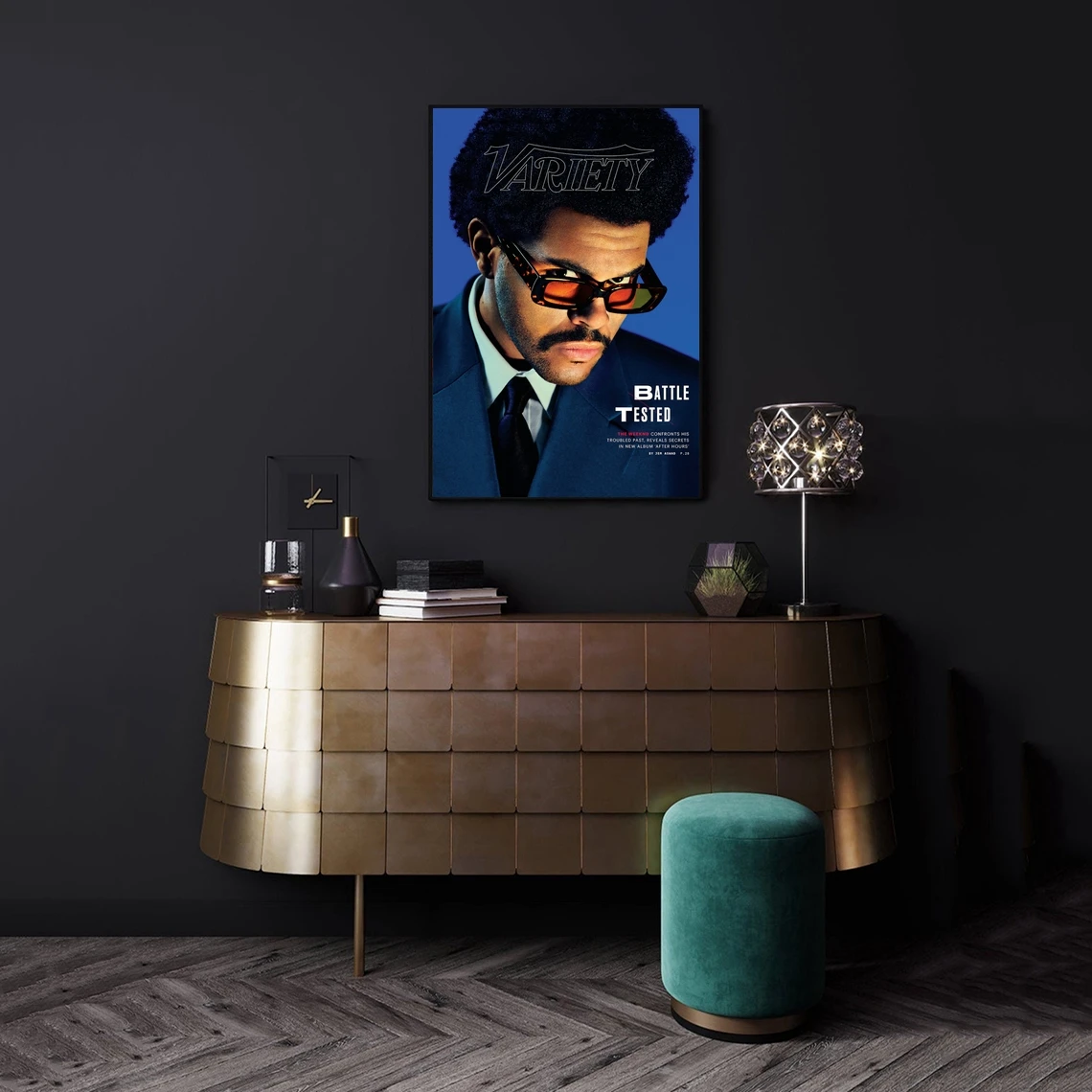 The Weeknd Poster Music Album Cover Poster Rap Hip Hop Pop Music Star Canvas Poster Print (No Frame)