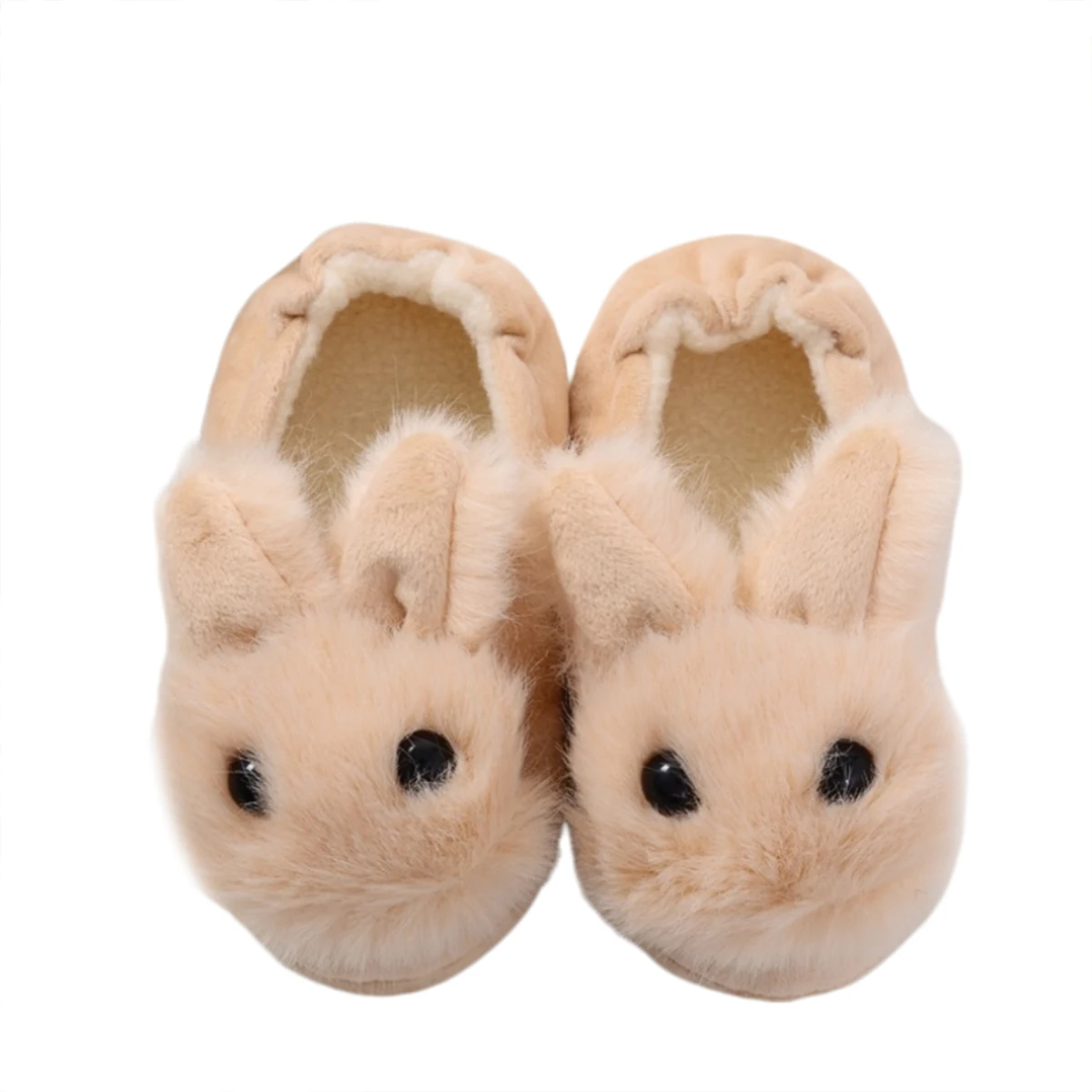 Toddler Baby Plush Bunny Slippers Soft Winter Warm House Bedroom Shoes Anti-Slip First Walkers Boys And Girls 1-6 Years