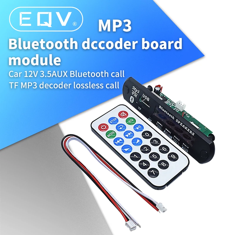 Bluetooth MP3 Decoding Board Module w/ SD Card Slot / USB / FM / Remote Decoding Board Module M011