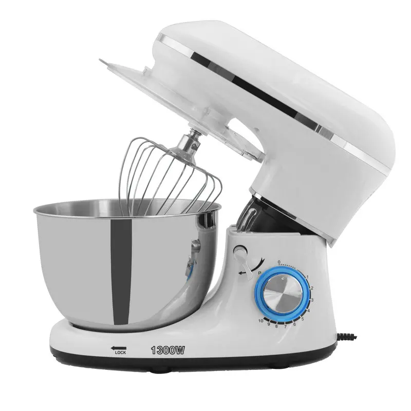 5.5L Planetary mixer Stainless Steel Bowl Kitchen Food Stand Mixer Cream Egg Whisk Blender Cake Dough Bread Mixer Maker Machine