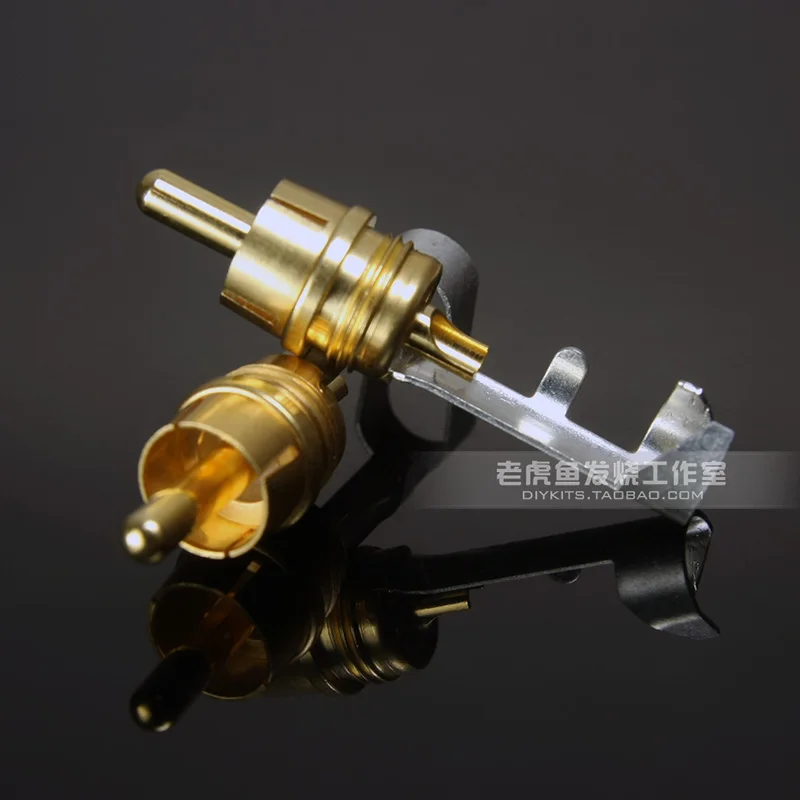 1pcs/4pcs Contact gold plating shell Nickel plating American Switchcraft 3502AAU RCA Lotus Plug New Original