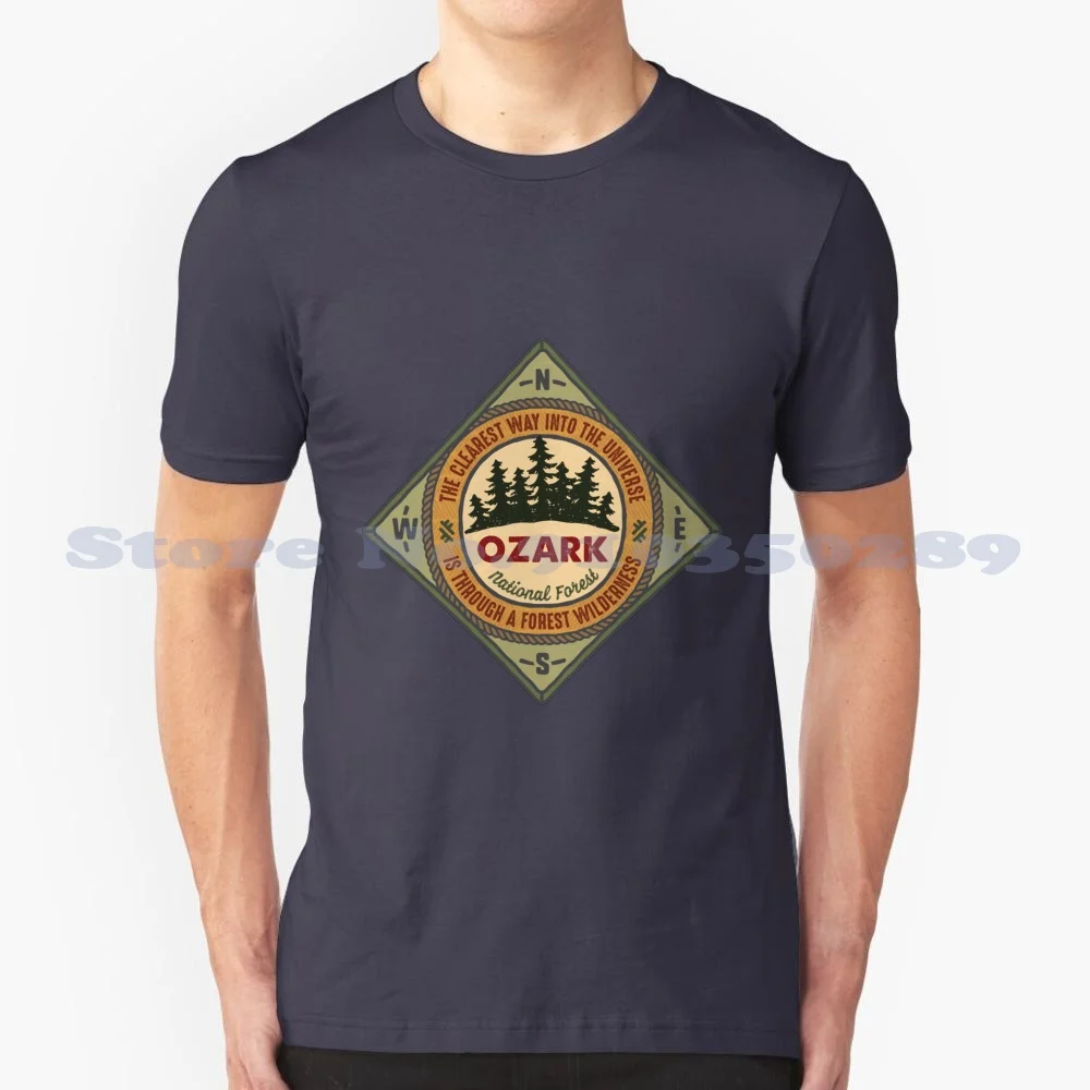 National Forest Shirt , Sticker , Gifts ( Jjj ) 100% Cotton T-Shirt Clearest Way National Forest St Francis Forest Forest