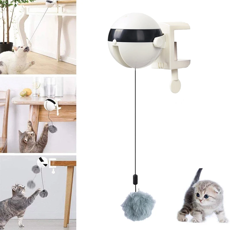 

Electric Automatic Lifting Cat Ball Toy Interactive Puzzle Smart Pet Cat Ball Teaser Toys Pet Supply Lifting Balls Electric