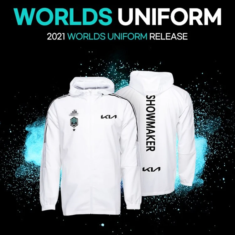 

LoL League 2021 LCK DWG Worlds Uniform Miss DK Pro Kit Showmaker Hoodie Jacket Sweater