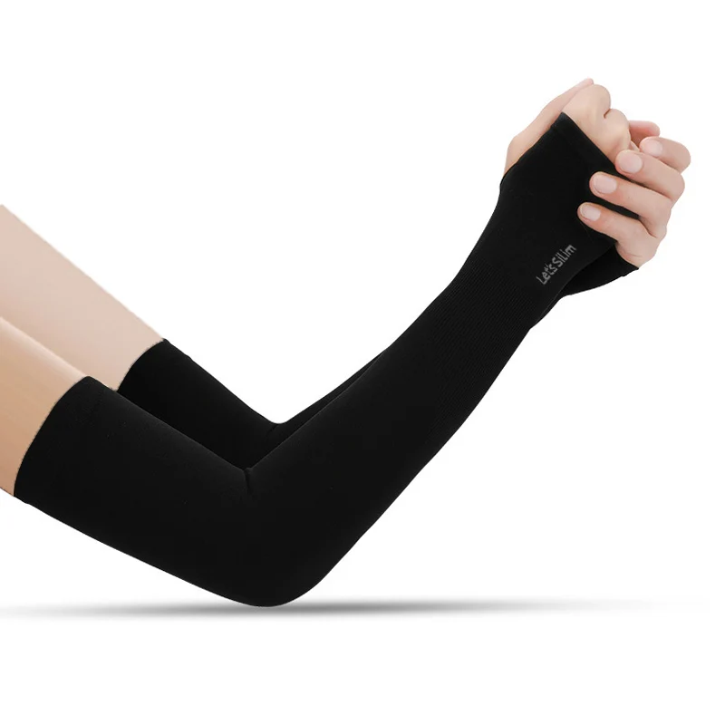 2 stücke Ultra Dünne Arm Wärmer Ärmeln Sport Sonne UV Schutz Licht Manguito Ciclismo Kühlung Laufen Angeln Radfahren Männer Frauen – Detail 7