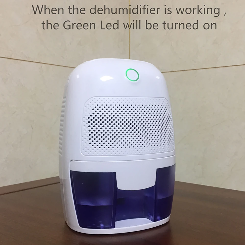 THANKSHARE Home Dehumidifier Air Dryer Moisture Absorber Electric Cool Dryer 500ML Water Tank for Home Bedroom Kitchen Office