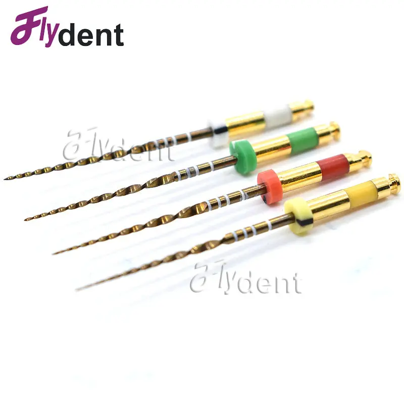 Dental Rotary Wave One Gold Files V one Golden Files Niti Heat Activation Endodontic Flexible Dentist  Use for Root Canal