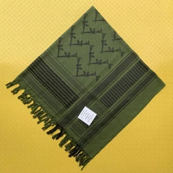 110*110cm Tactical Winter Scarf Lightweight Square Cotton Windproof Scarf Desert Shemagh KeffIyeh Hunting Military Scarf