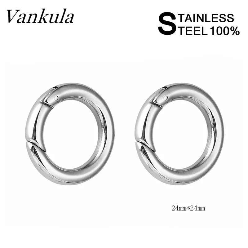 Vankula 316L Stainless Steel Ear Plug Tunnels Snap Hook Body Piercing  Ear Gauges Expander Stone Ear Weights Pair Selling