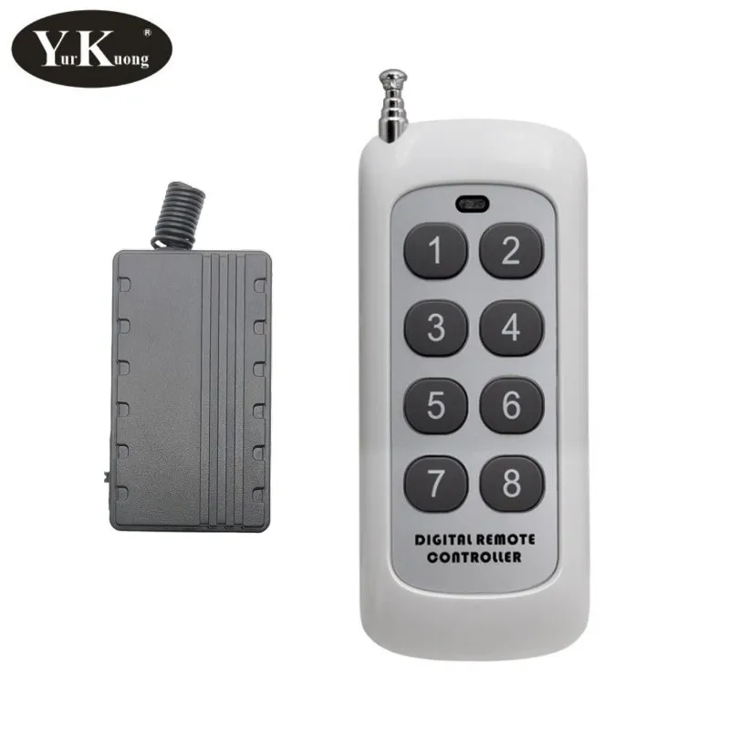 Remote Vibration Reminders 1.5V 8CH Wireless  Reminders Alarm System mini Remote Transmitter PCB board 12345678 Vibrating