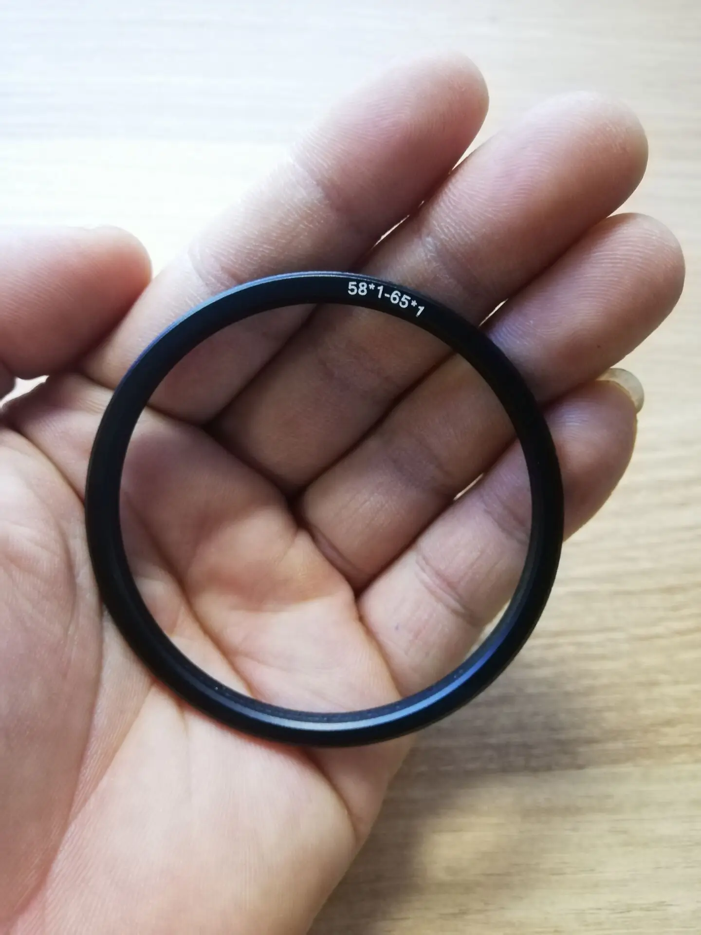 M58*1 - M65x1 Lens adapter ring M58x1mm to M65 x1mm 58-65mm Change the mouth ring to the full mouth Lens