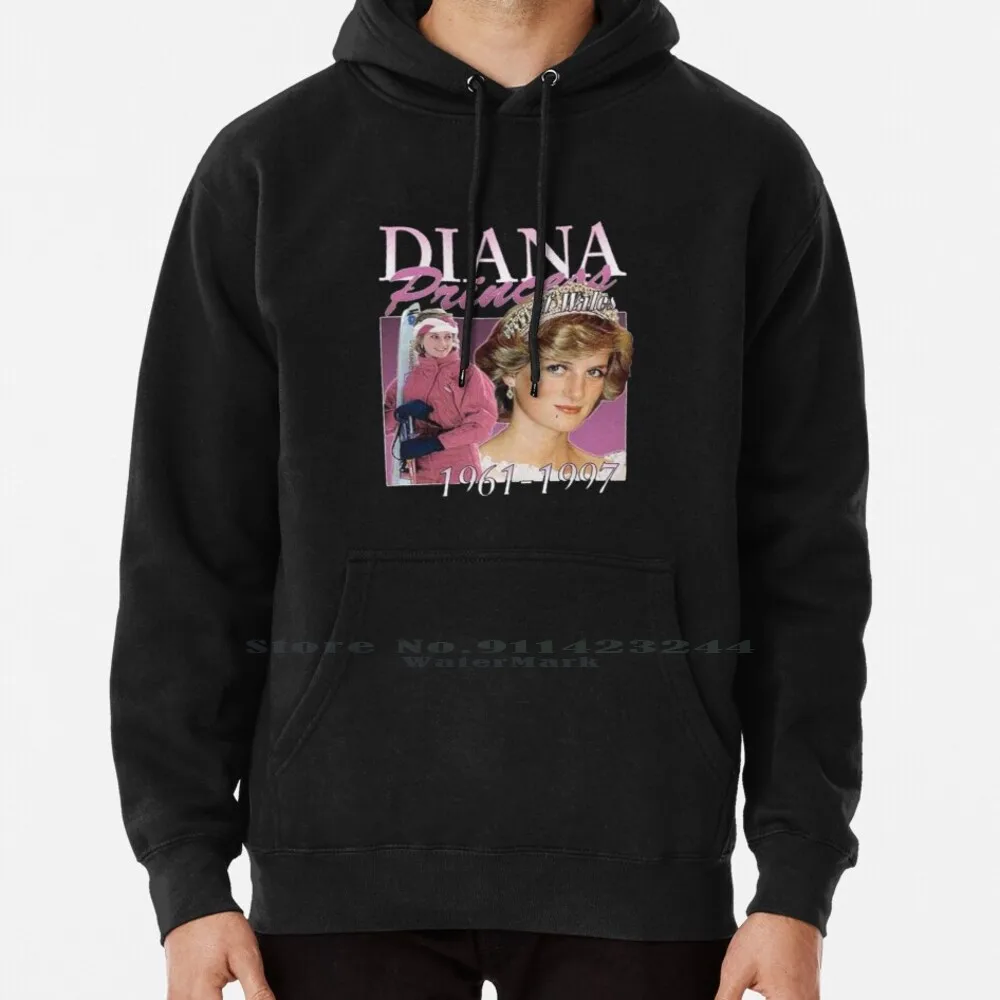 Księżna Diana Vintage 90s bluza z kapturem 6xl bawełna księżna Diana Vintage księżna Diana 90s Diana księżniczka księżniczka walii