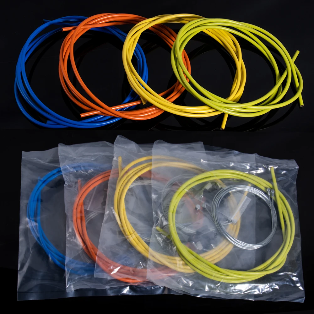 BOLANY Road Bike Shifting Shift Cable Brake Hose Wire Control Line MTB Hose Cable Set brake Inner Wire Housing