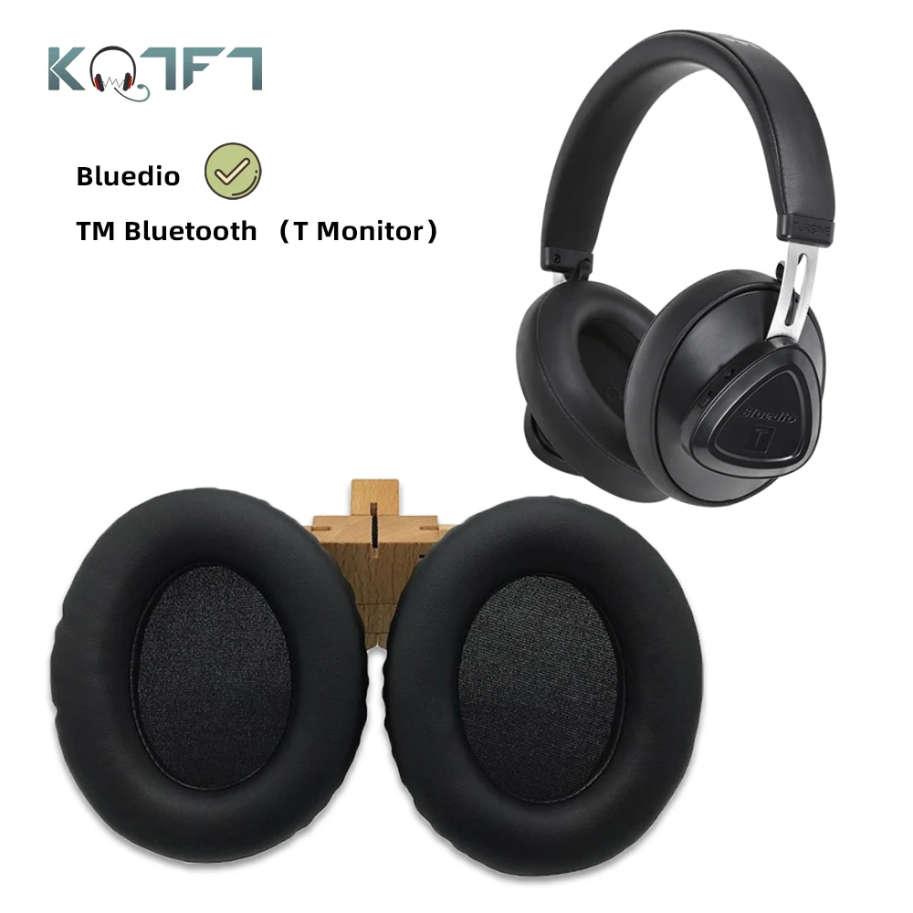 

KQTFT Replacement EarPads Headband for Bluedio TM Bluetooth T-M T Monitor Headset Universal Bumper Earmuff Cover Cushion Cups