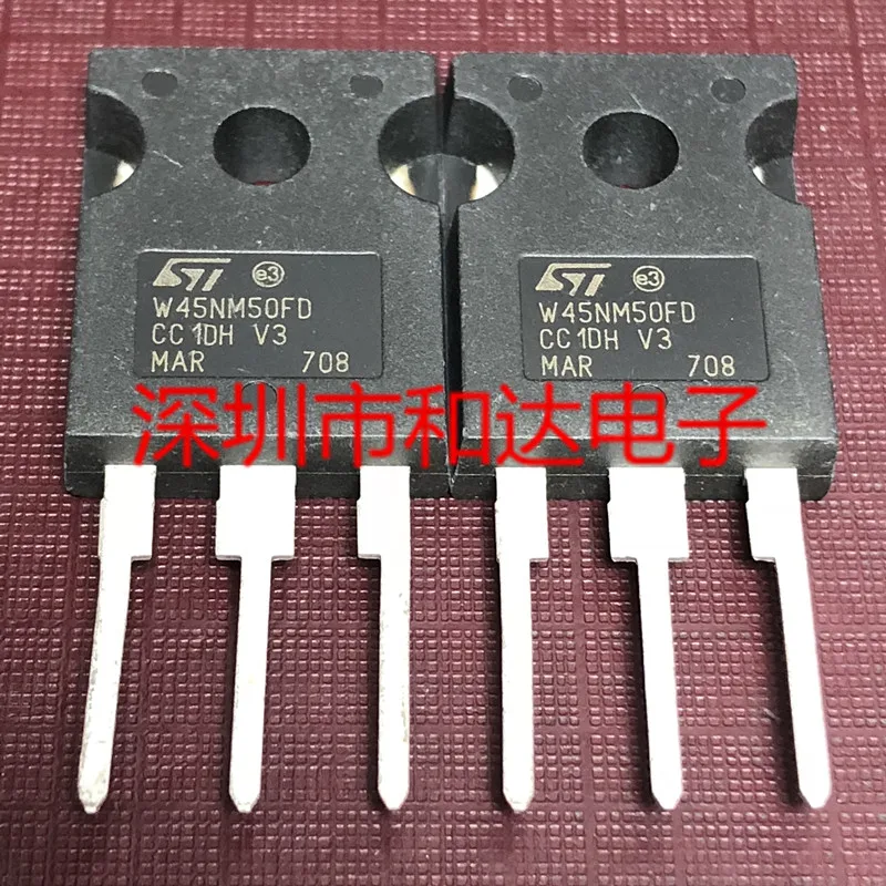 

5 шт. Новый W45NM50FD STW45NM50FD TO-247 500V 45A