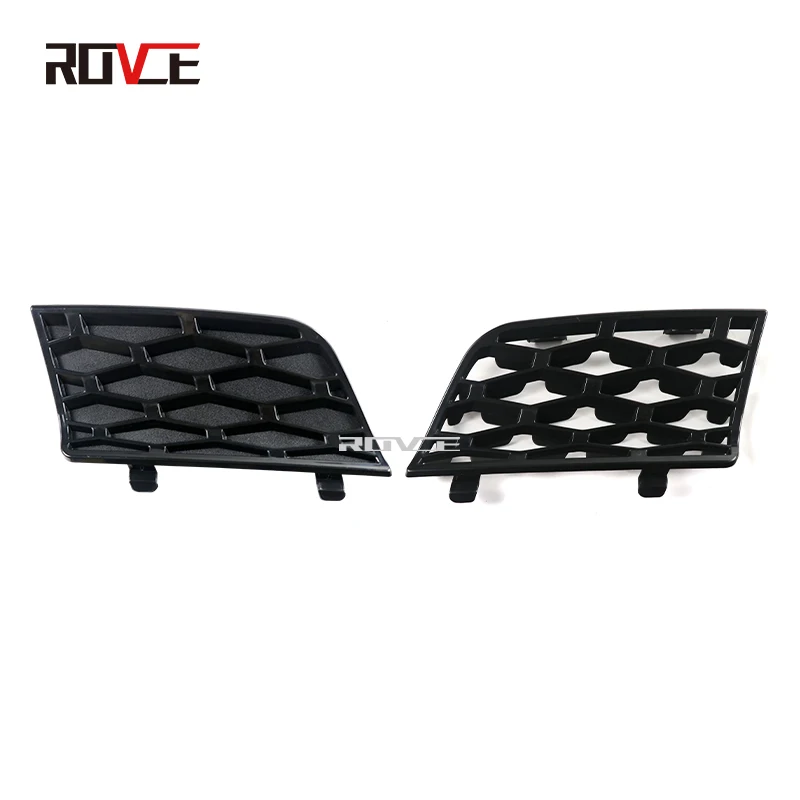 

ROVCE Car Front Bumper Vents Grille Black For Land Rover Range Rover Vogue 2002-2009 L322 Air Flow Intake Hoods