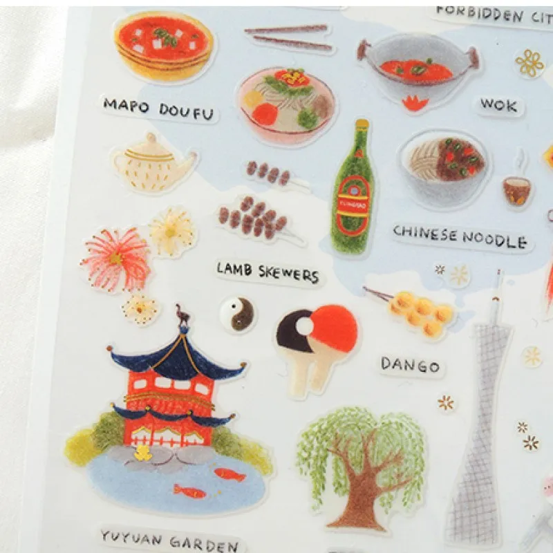 Witaj chiny przezroczysty PVC arkusz naklejki Scrapbooking biurowe Album fotograficzny Planner DIY dekoracyjny szablon Cut Hobby Craft dostawca