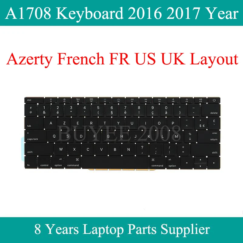 Origianl Laptop A1708 Keyboard For Macbook Pro 13.3