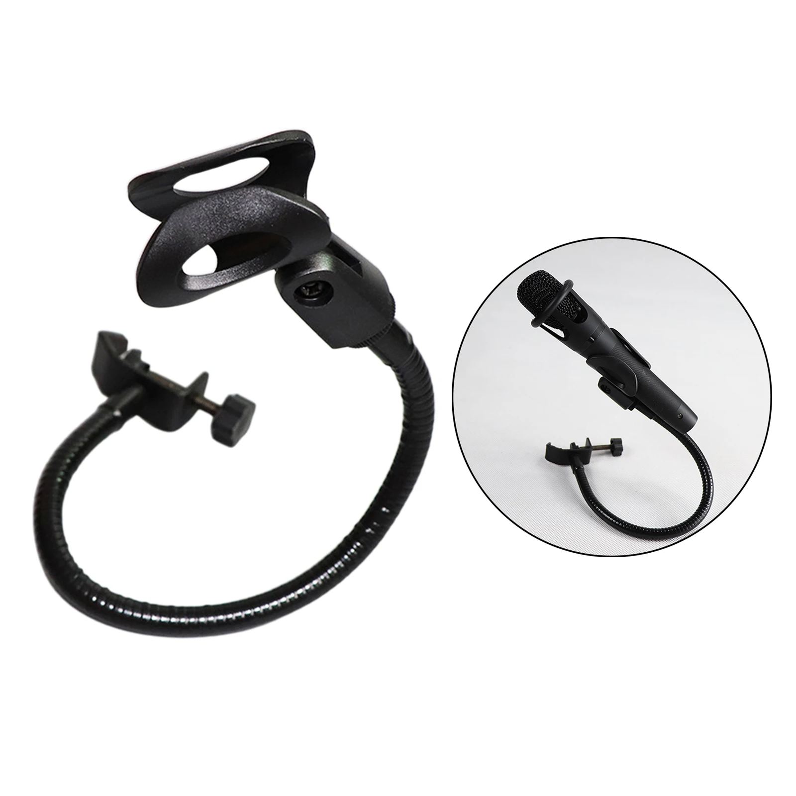 Flexible Microphone Stand with Desk Clamp 3/8\