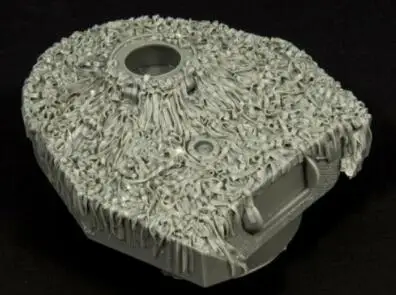 

New Unassembled 1/35 modern Turret with Net Resin Figure Unpainted Model Kit