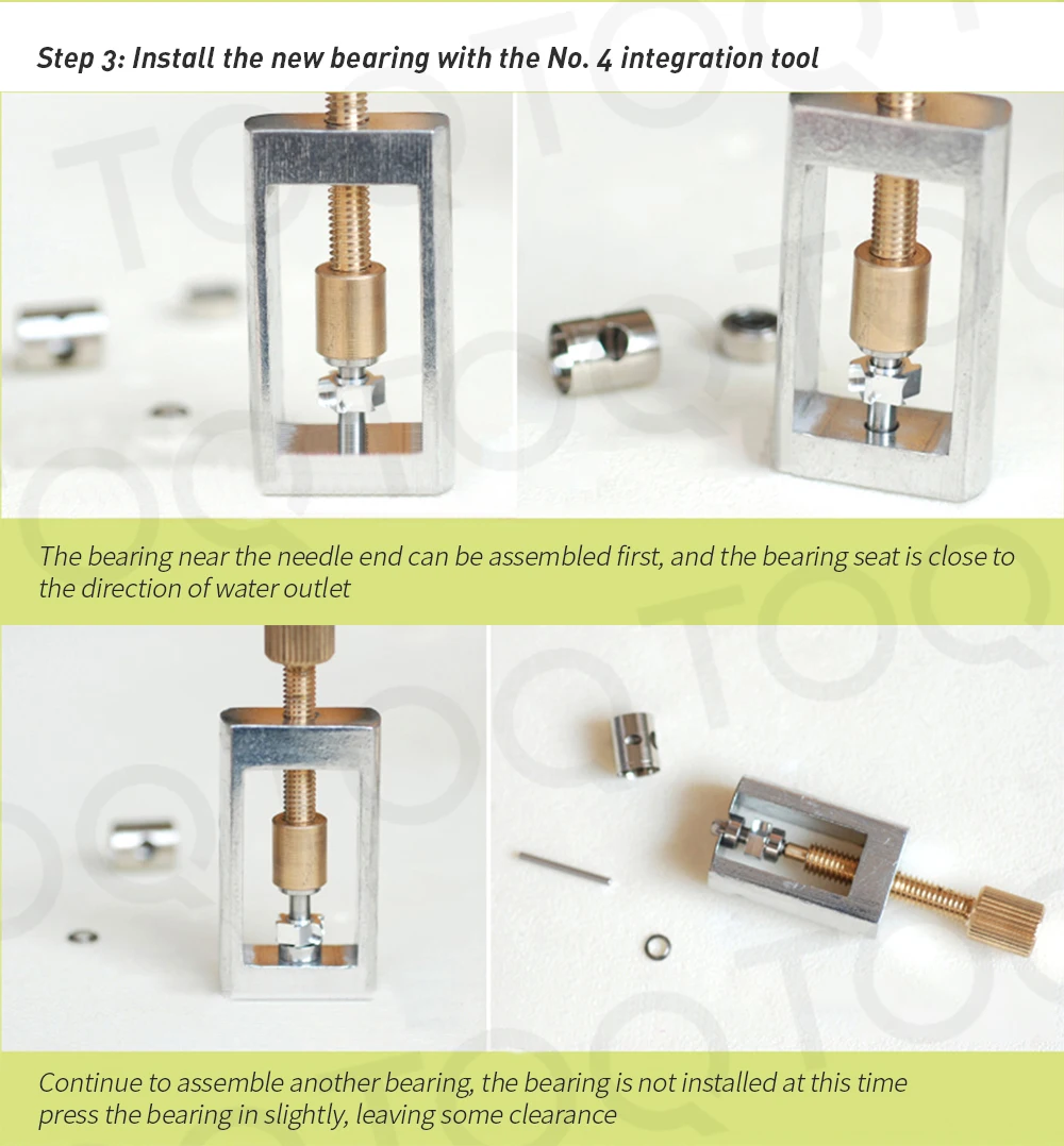 Repair Tools for Dental High Speed Handpieces Bearings Cartridge Turbine Repair Tool Set Air Turbine Dentist Tools