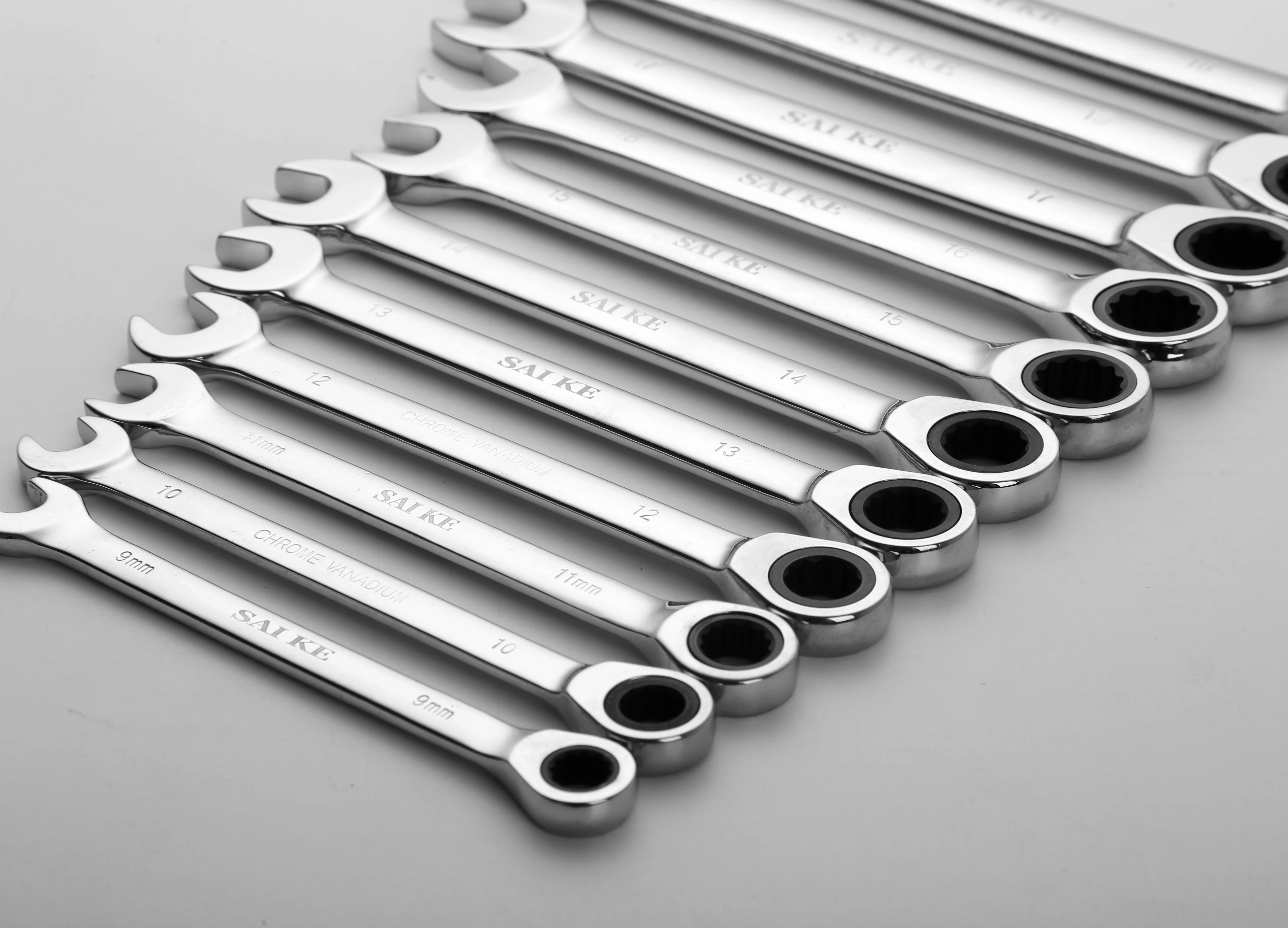 Set di chiavi combinate A cricchetto 1 pc utensili manuali per chiavi A cricchetto per riparazione auto un Set di chiavi