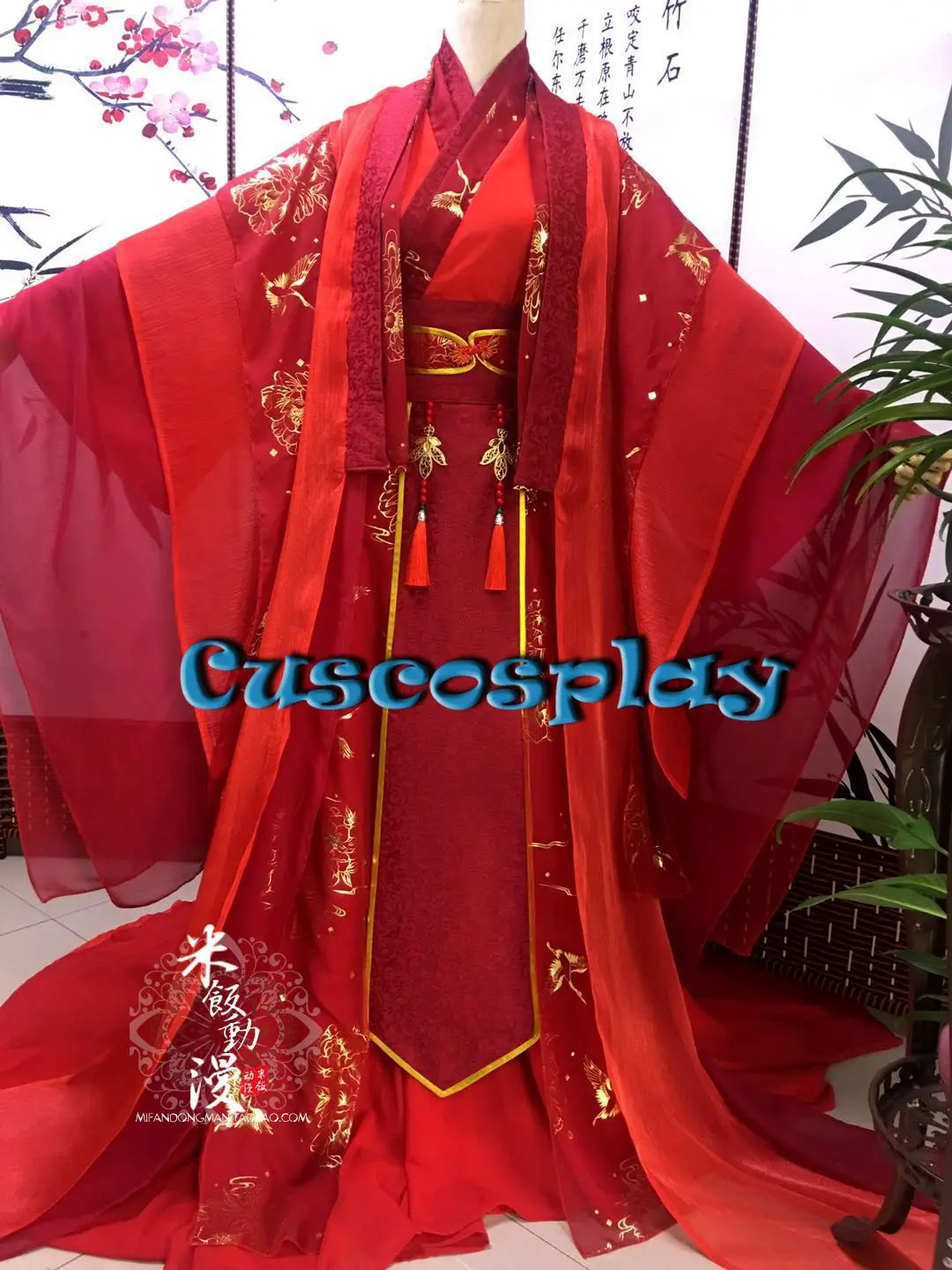 Anime Mo Dao Zu Shi Wei Wuxian Cosplay Costume Xie Lian Costumes Chinese Traditional Women Hanfu Red Wedding Dress Full Set