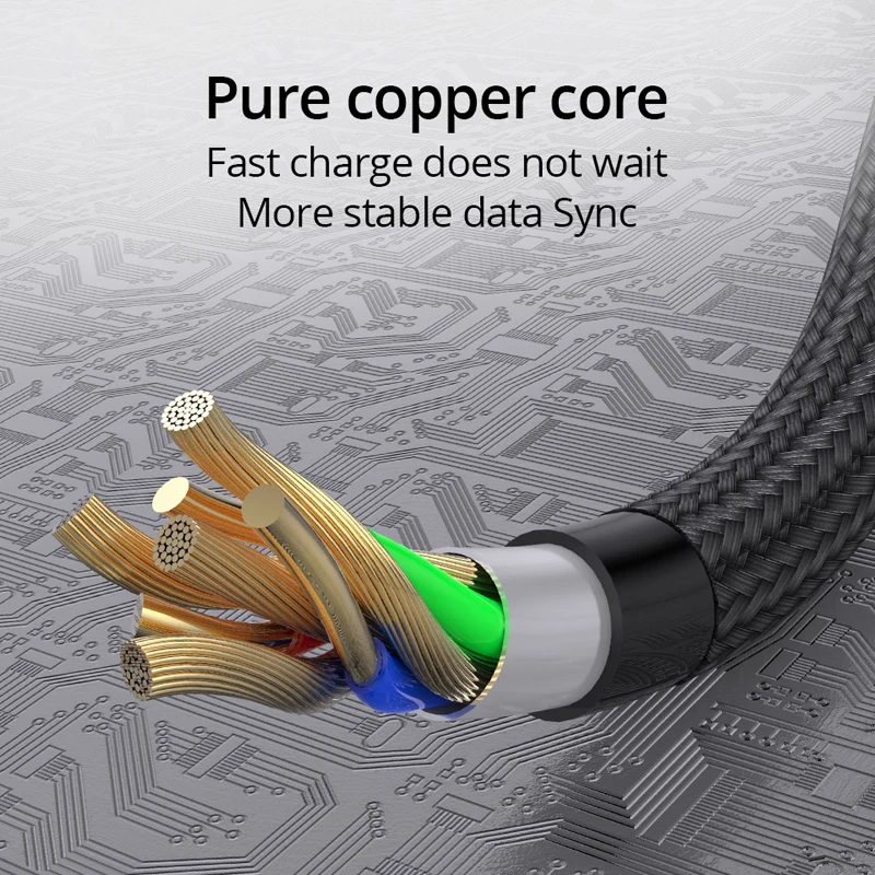 5A Superfast Charging Magnetic USB Cable Type C Micro USB Charging Data Cable Quick Charger Support Data Transmit 90 Degree Cabo