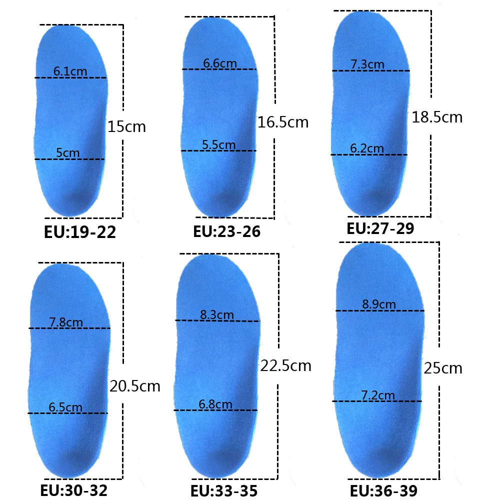 EiD Kids Children Orthotics Insoles Correction foot Care for Kid Flat Foot Arch Support Orthopedic Insole Soles Sport Shoes pads image 6