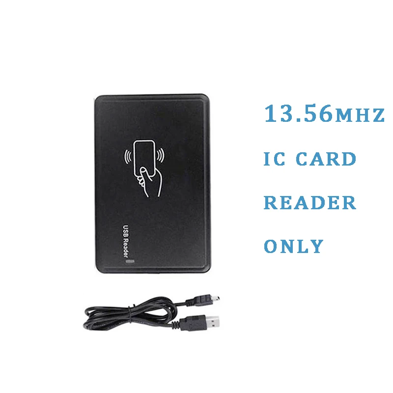 

13.56mhz Rfid Ic Uid USB Port Reader Ic Smart Card Only Reader Dual-Color Machine Support Windows Linux Moc Ios Android System