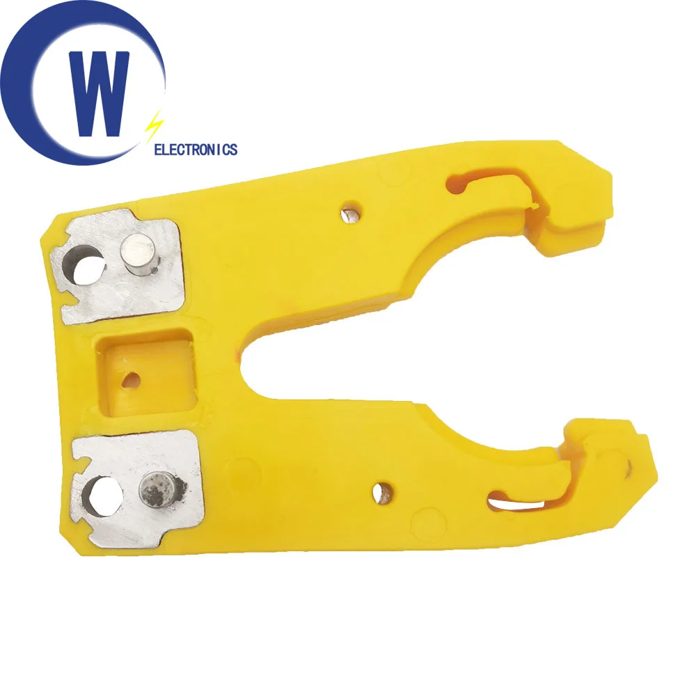 1 buah pemegang peralatan otomatis ISO 30 BT30, pemegang alat pengganti pemegang otomatis warna kuning dan putih