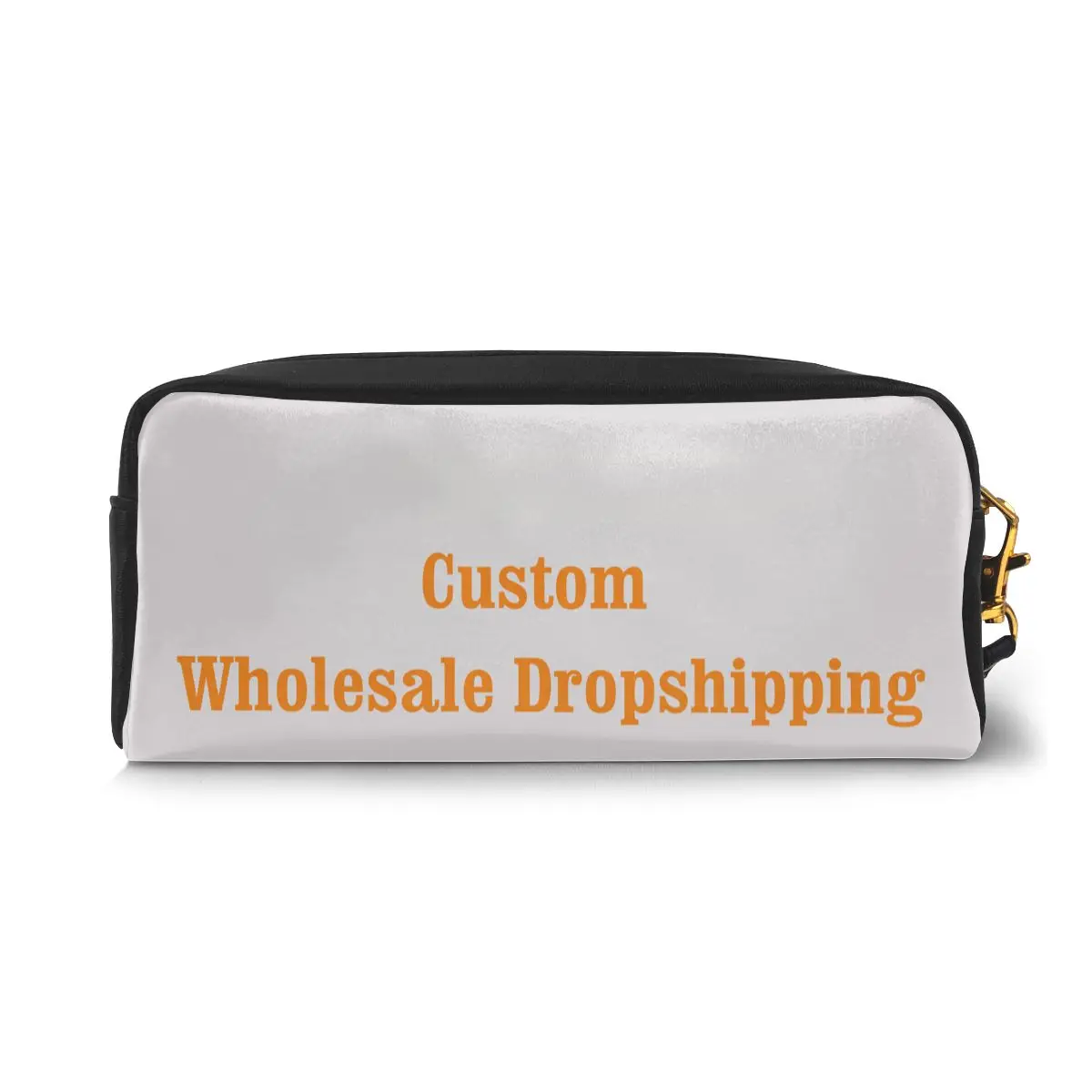 Customize Makeup Bag Image Logo Name Print Evening Cosmetic Cases Pencil Holder Make up Pouch Children School Case Dropshipping