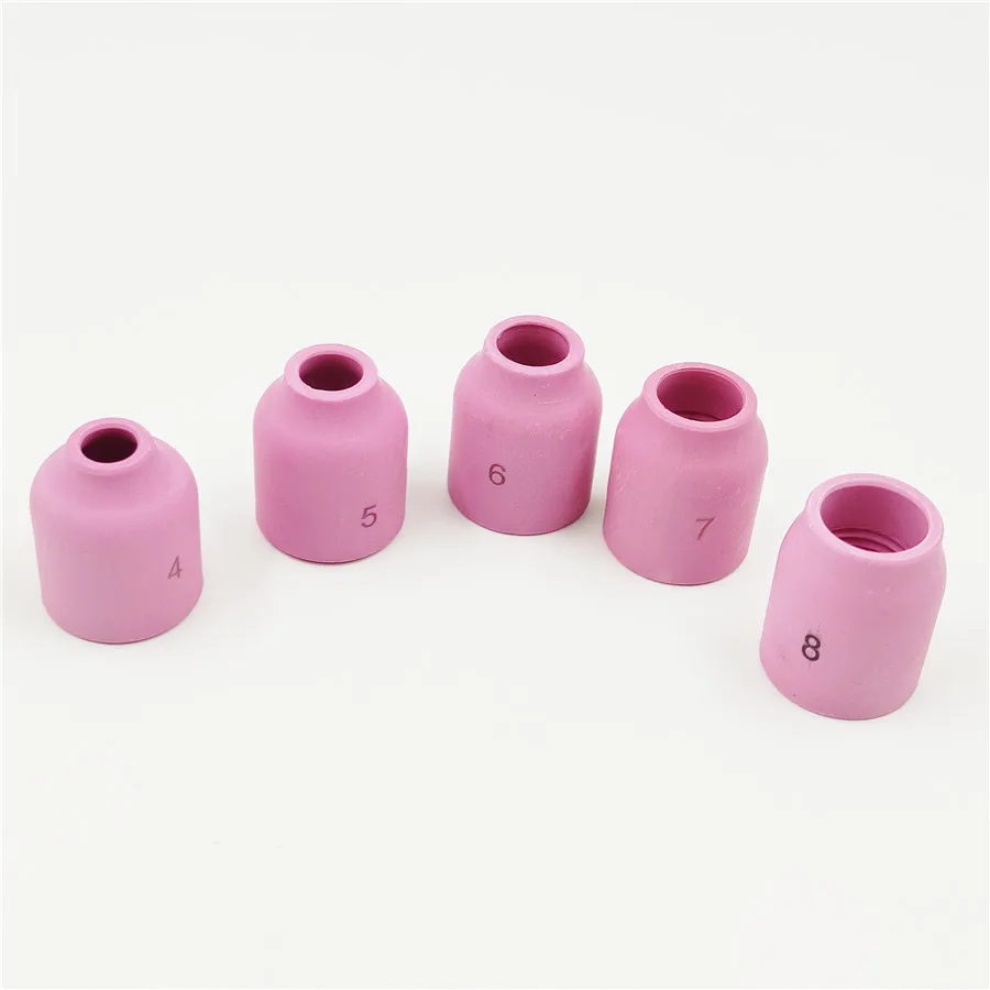 17 Teile/los Wig-schweißbrenner Gas Objektiv Zubehör Full Kit Set Für WP-9 WP-20 WP-25 Serie 0.040 "-1/8" schweißer Werkzeug – Detail 3