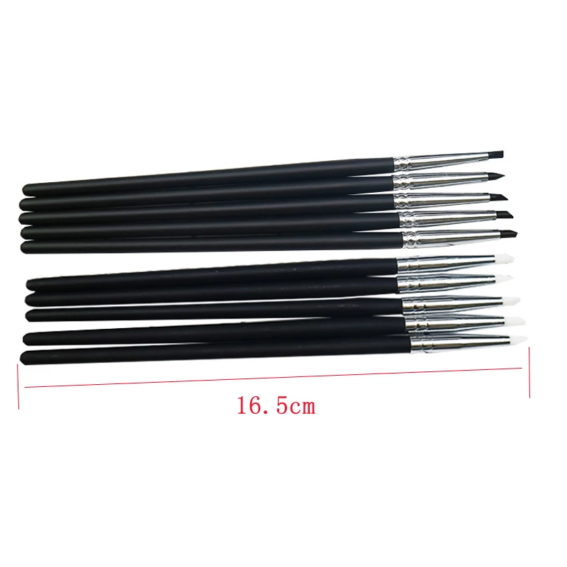 5pcs Dental lab composite Silicone Resin Brush Pens Dentistry products  For Adhesive Resin Porcelain Teeth Denture Dentist Tools