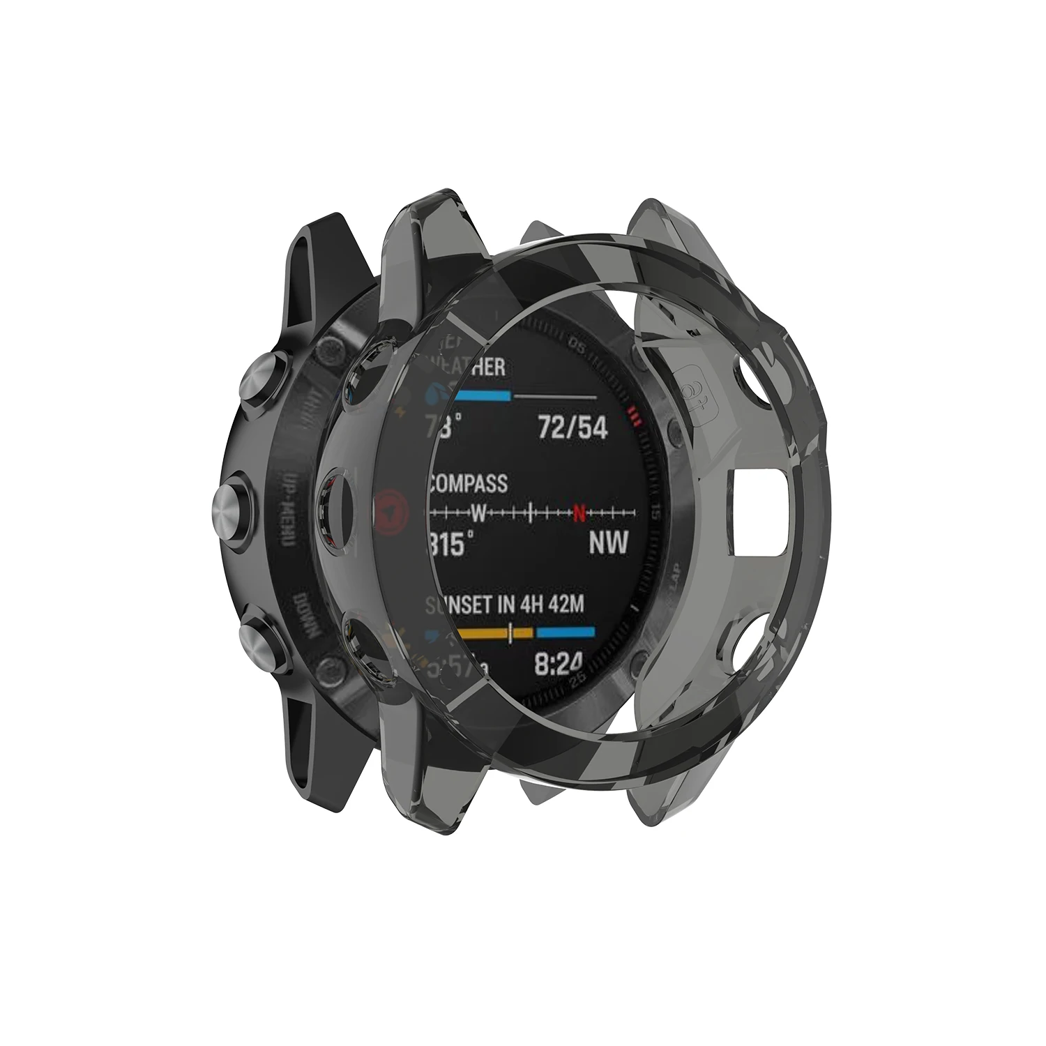 TPU Protection Case Cover for Garmin Fenix 6 Soft Clear Protector Shell for Garmin Fenix 6 Pro