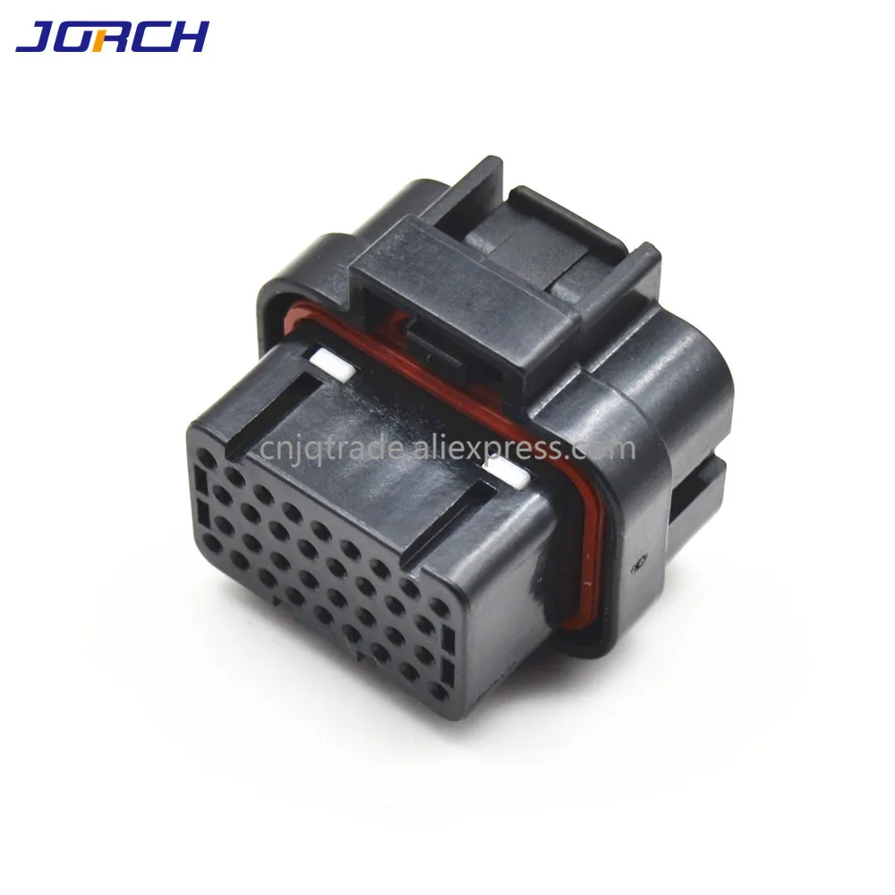 1 zestaw 34-pinowe 4 otwory AMP Super Seal Wtyczki obudowy automatyczne złącze męskie i żeńskie zawiera zaciski 3- 1437290 -9 6437288 -2 — zdjęcie 4