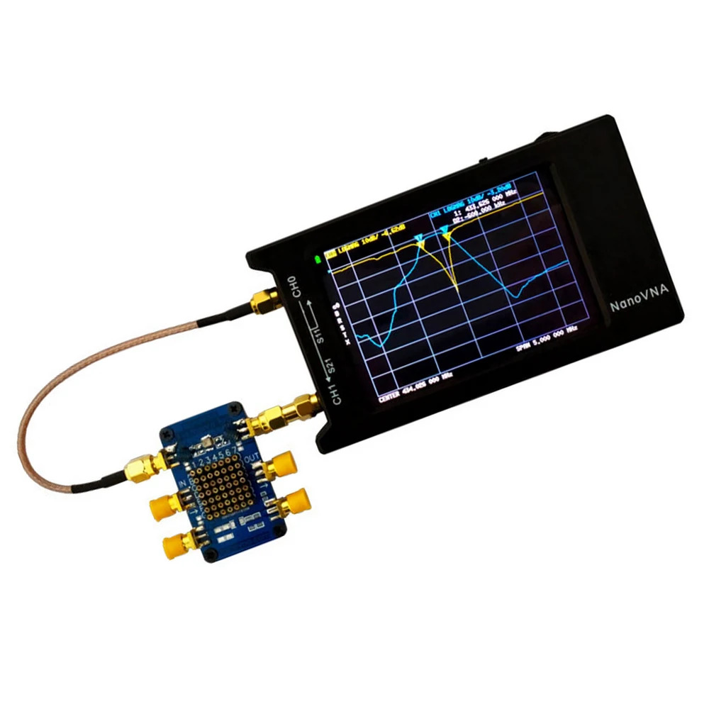 Vector Analyzer S-A-A-2/NanoVNA V2/NanoVNA/NanoVNA-H4 Network Analyzer Shortwave Antenna Analyzer 4 Inch LCD Signal Amplifier