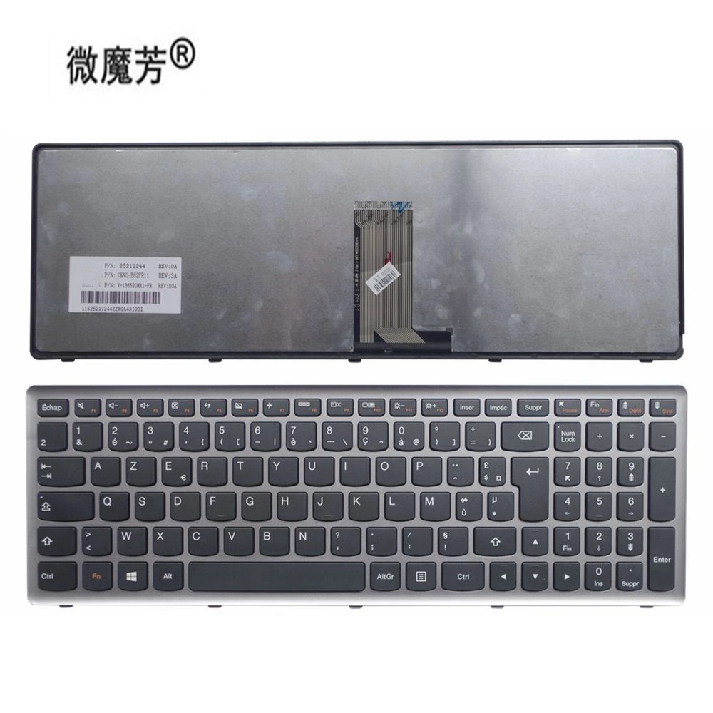 

French New Keyboard FOR Lenovo U510 U510-IFI z710 FR laptop keyboard