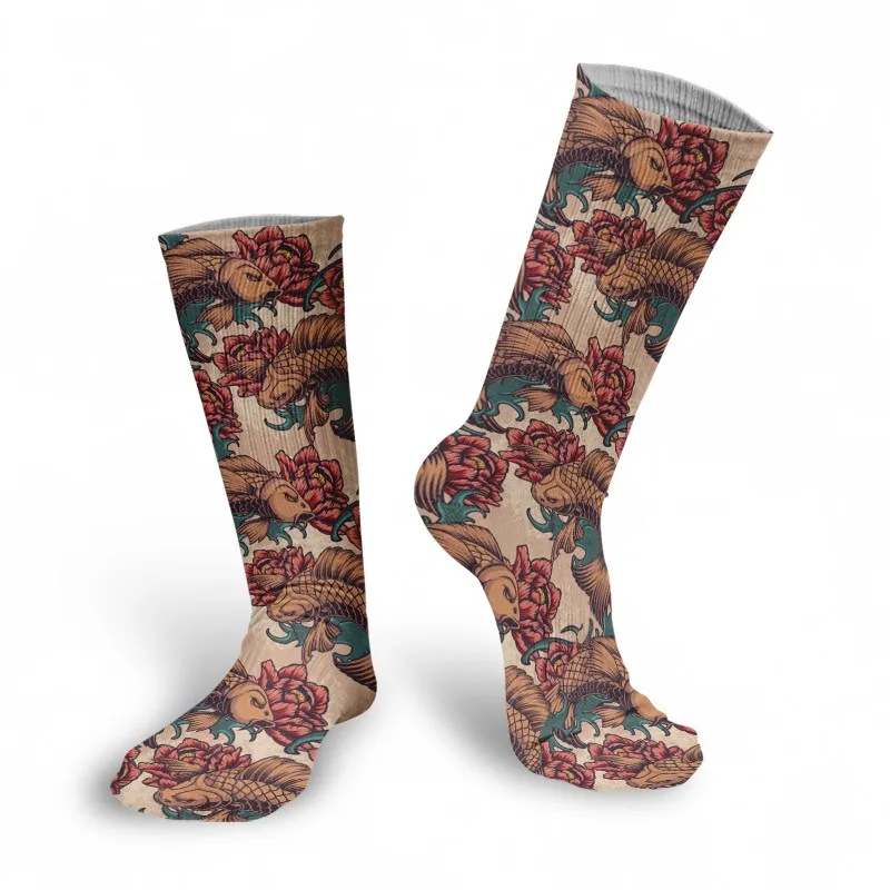 Sexy Socks Skull Pattern Creative Fashion Personalized Novelty Men Women Socks Skateboard Crew Casual Crazy Long Socks