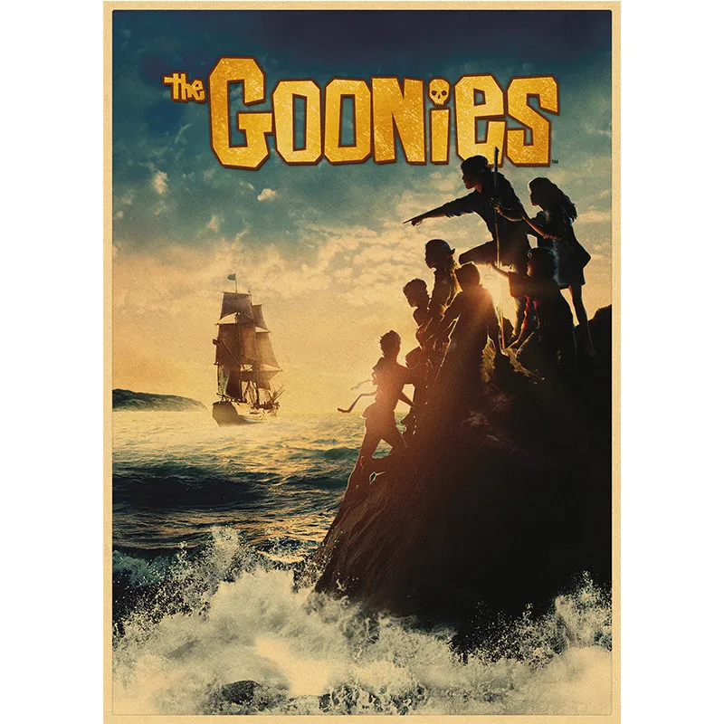 The Goonies Classic Movie Kraft Paper Posters And Prints Pictures Wall Decorative Home Decor 