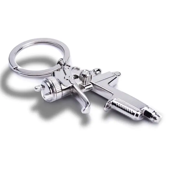 

Zinc Alloy Water Spray Gun Keychains, 3D Metal Pistol Keyrings for Gifts, Free Shipping by DHL, 10 PCs/Lot