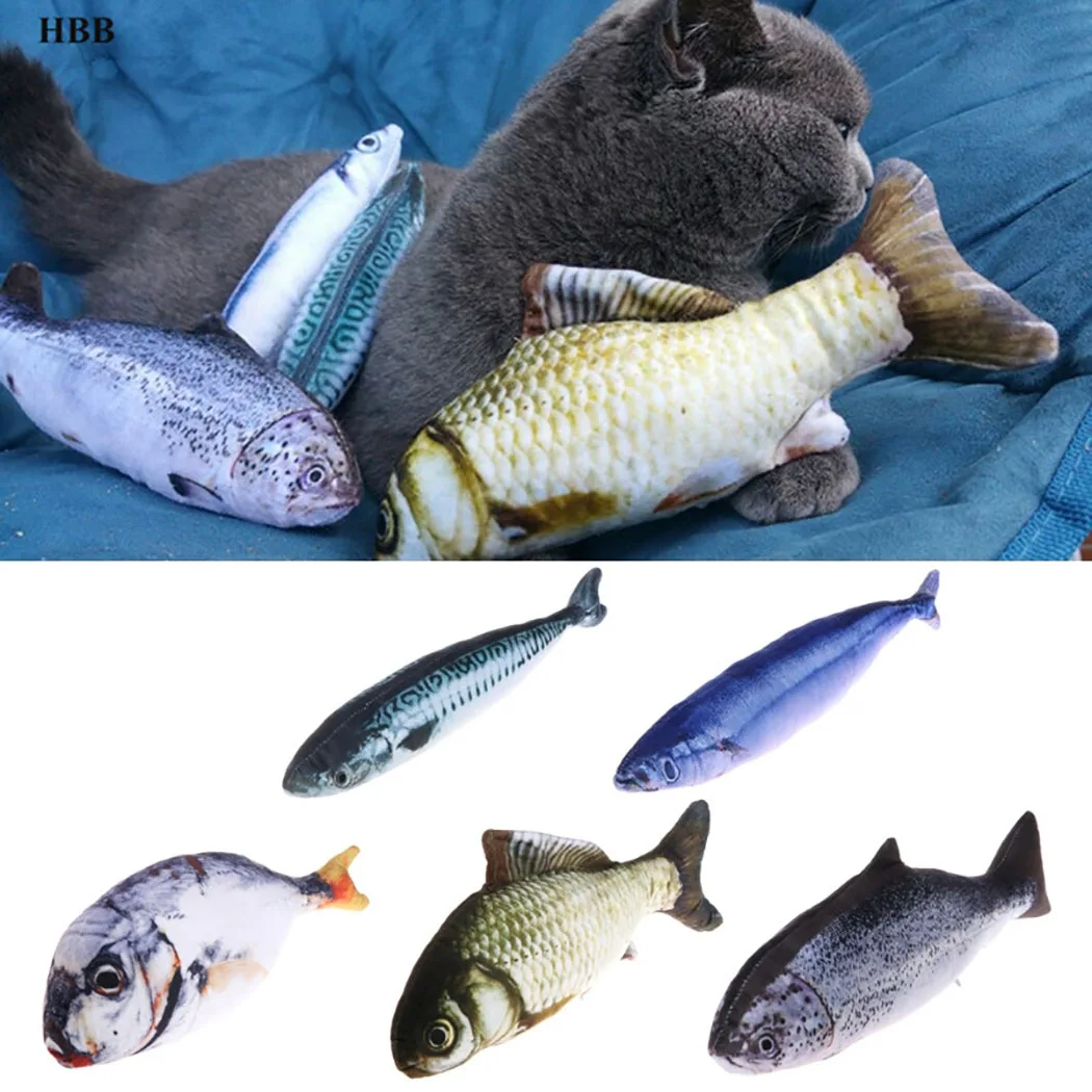 Creative Fish Shape Pet Toy Fish Shape Bite Resistant Catnip Cat Toy Pet Chew Toy Pet Interaction Training Supplies Dropshipping